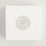 "Vine Wrap" - Wedding Favor Stickers in Cotton by Amy Kross - In use
