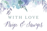 "Big Blooms" - Wedding Favor Stickers in Dew by Grace Kreinbrink - In use