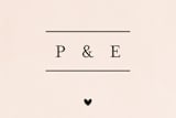 "Simply Perfect" - Wedding Favor Stickers in Blush by Brianne Larsen - In use