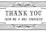 "Ink Detailing Frame" - Wedding Favor Stickers in Ink by Shiny Penny Studio - In use
