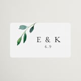 "Spring Wildflowers" - Wedding Favor Stickers in Pink Floral by Mere Paper - Front