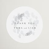 "A Thousand Years" - Wedding Favor Stickers in Classic White by Design Lotus - Front