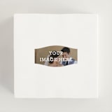"The Big Picture" - Wedding Favor Stickers in Ivory by Minted - In use