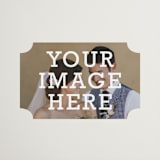 "The Big Picture" - Wedding Favor Stickers in Ivory by Minted - Front