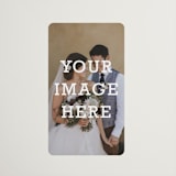 "The Big Picture" - Wedding Favor Stickers in Ivory by Minted - Front