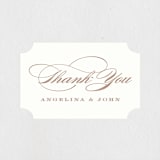 "Simply Grand" - Wedding Favor Stickers in Dove by Hooray Creative - Front