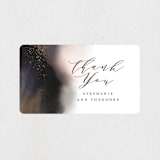 "Enchantment" - Wedding Favor Stickers in Smoke by iamtanya - Front
