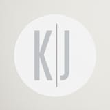 "Monumental" - Wedding Favor Stickers in Cotton by Jessie Steury - Front
