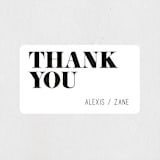 "and the adventure begins" - Wedding Favor Stickers in Diamond by Playground Prints - Front