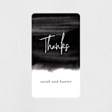 "Eloquent" - Wedding Favor Stickers in Coal by Mansi Verma - Front