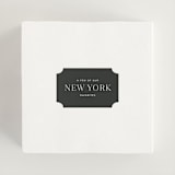 "Upper East" - Wedding Favor Stickers in Charcoal by Megan Davis - In use