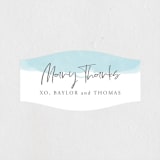 "So Delightful" - Wedding Favor Stickers in Sky by Erika Firm - Front