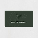 "A Dash of Delight" - Wedding Favor Stickers in Pine Needle by Bramble Studio - Front