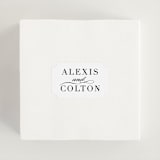 "Charming" - Wedding Favor Stickers in Pearl by AK Graphics - In use