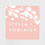 "spring dream" - Wedding Favor Stickers in Onyx by Angela Marzuki - Front