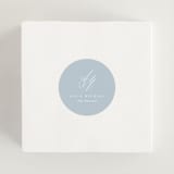 "Delicate" - Wedding Favor Stickers in Obsidian by Jennifer Postorino - In use