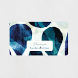 "Drops" - Wedding Favor Stickers in Sea by Bethania Lima - Front