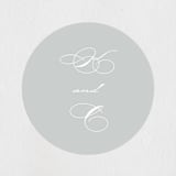 "love drops" - Wedding Favor Stickers in Pale by Phrosné Barwood - Front
