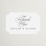 "Bianca" - Wedding Favor Stickers in Sugar by Jessica Williams - Front