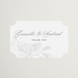 "Idyllic" - Wedding Favor Stickers in The Pearl by Design Lotus - Front