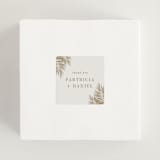 "Sunset by the Sea" - Wedding Favor Stickers in Tan by lulu and isabelle - In use