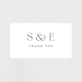 "Sienna" - Wedding Favor Stickers in Sugar by Jessica Williams - Front