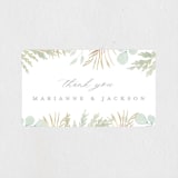 "In The Fall" - Wedding Favor Stickers in Slate by Ashlee Townsend - Front