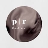 "joconde" - Wedding Favor Stickers in Mahogany by chocomocacino - Front