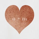 "Autumn Hymnal" - Wedding Favor Stickers in Blush by Leah Bisch - Front
