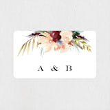 "rustic florals" - Wedding Favor Stickers in Garden by Kate Ahn - Front
