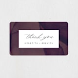 "Petalis" - Wedding Favor Stickers in Velvet by Christie Garcia - Front