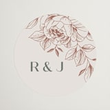 "Lovely" - Wedding Favor Stickers in Creme by Stardust Design Studio - Front