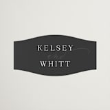 "Over Monogram" - Wedding Favor Stickers in Stormy by Jessica Williams - Front