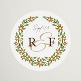 "In the country" - Wedding Favor Stickers in Forest by Paper Sun Studio - Front