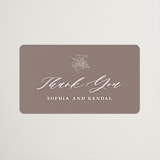 "autumne" - Wedding Favor Stickers in Maple by Lori Wemple - Front