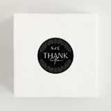 "Heirloom Branches" - Wedding Favor Stickers in Midnight by GeekInk Design - In use