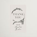 "Locket" - Wedding Favor Stickers in Pearl by Erin L. Wilson - Front