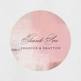 "Soft Overlay" - Wedding Favor Stickers in Cloud by Mansi Verma - Front
