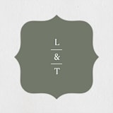 "Modern Bookmark" - Wedding Favor Stickers in Cactus by Jill Means - Front