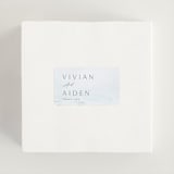 "At Sea" - Wedding Favor Stickers in Sky by Nicoletta Savod - In use