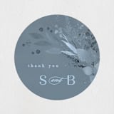 "Wonderful Tonight" - Wedding Favor Stickers in Neptune by Creo Study - Front