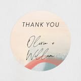 "gallery" - Wedding Favor Stickers in Mojito by Lindsay Megahed - Front