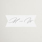 "Cielo" - Wedding Favor Stickers in Ecru by Anna Elder - Front