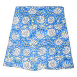 "Blue Fandango Round Tablecloth, 110"" - Tablecloths in multicolor by Jenny Roberts