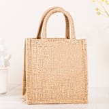 "MEDIUM Jute Bags 50 Pack" - Welcome Bags in natural by Veronica Esquino