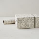 "Folksy Winter Forest" - Wrapping Paper Roll in Ginger by Erin Deegan