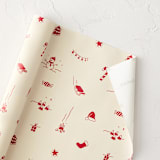 "Vintage Illustration" - Wrapping Paper Roll in Eggnog by Roseanne Kenny