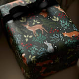 "Woodland Botanical" - Wrapping Paper Roll in Forest by Cass Loh
