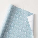 "Folk Floral" - Wrapping Paper Roll in Powder by Julie Murray