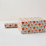 "California Poppy" - Wrapping Paper Roll in Poppy by Katharine Watson